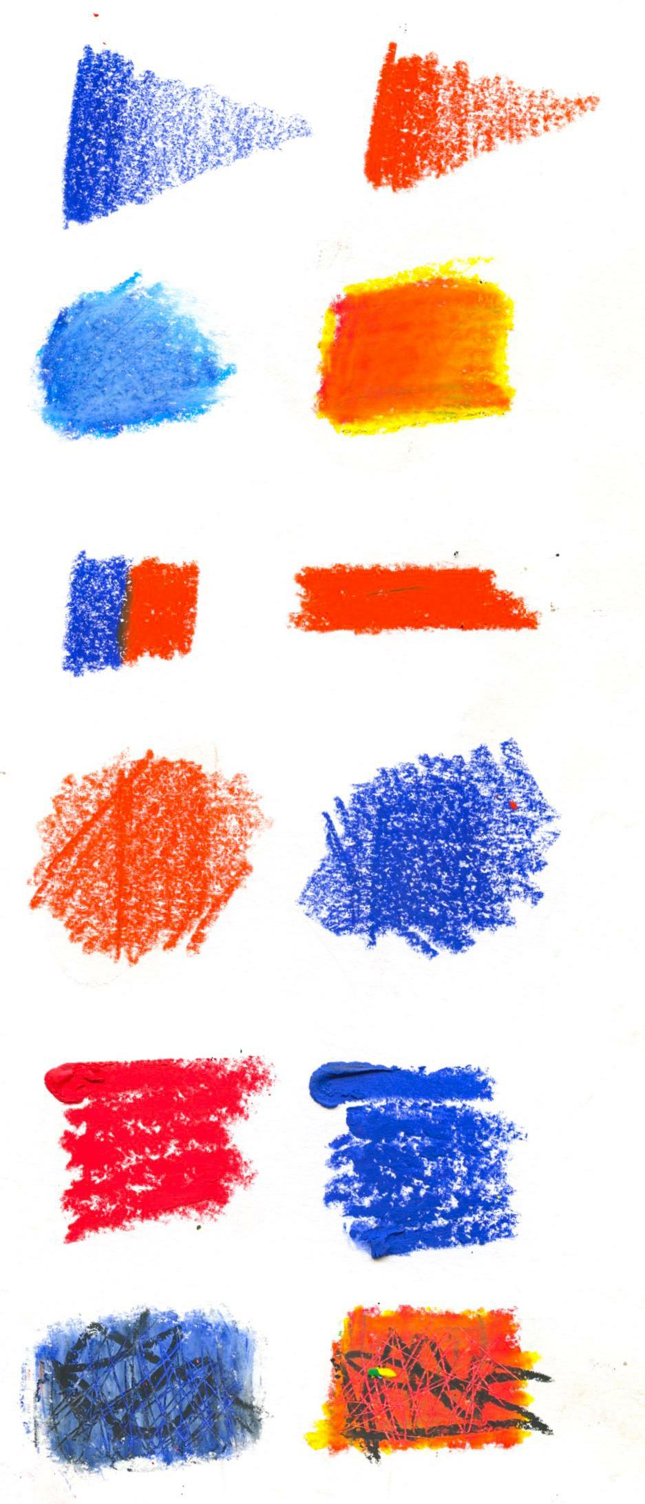 Posca KPA-100 24C маслени пастели, комплект, микс от цветове