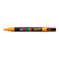 Акрилен маркер Posca PC-3M – 0,9 - 1,3 mm, яркожълт (3)