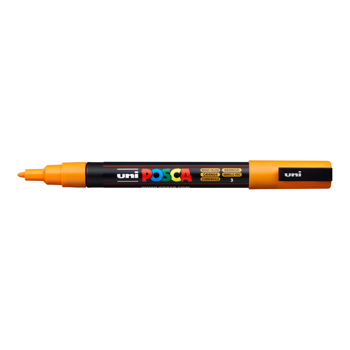 Акрилен маркер Posca PC-3M – 0,9 - 1,3 mm, яркожълт (3)