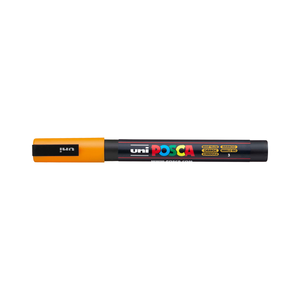 Акрилен маркер Posca PC-3M – 0,9 - 1,3 mm, яркожълт (3)