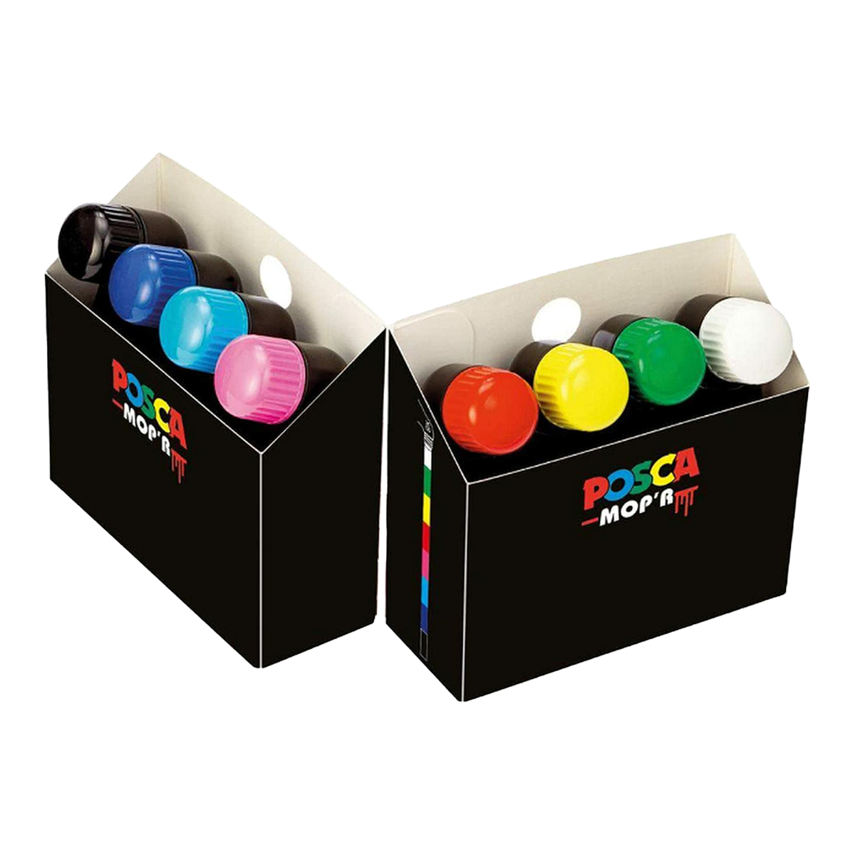 Posca PCM-22 8C MOP´R комплект маркери, 3 – 19 mm, микс от цветове (8 бр.)