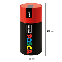 Комбиниран комплект маркери Posca в метална кутия – 13 бр. (PC-3M, PC-5M, PC-5BR)