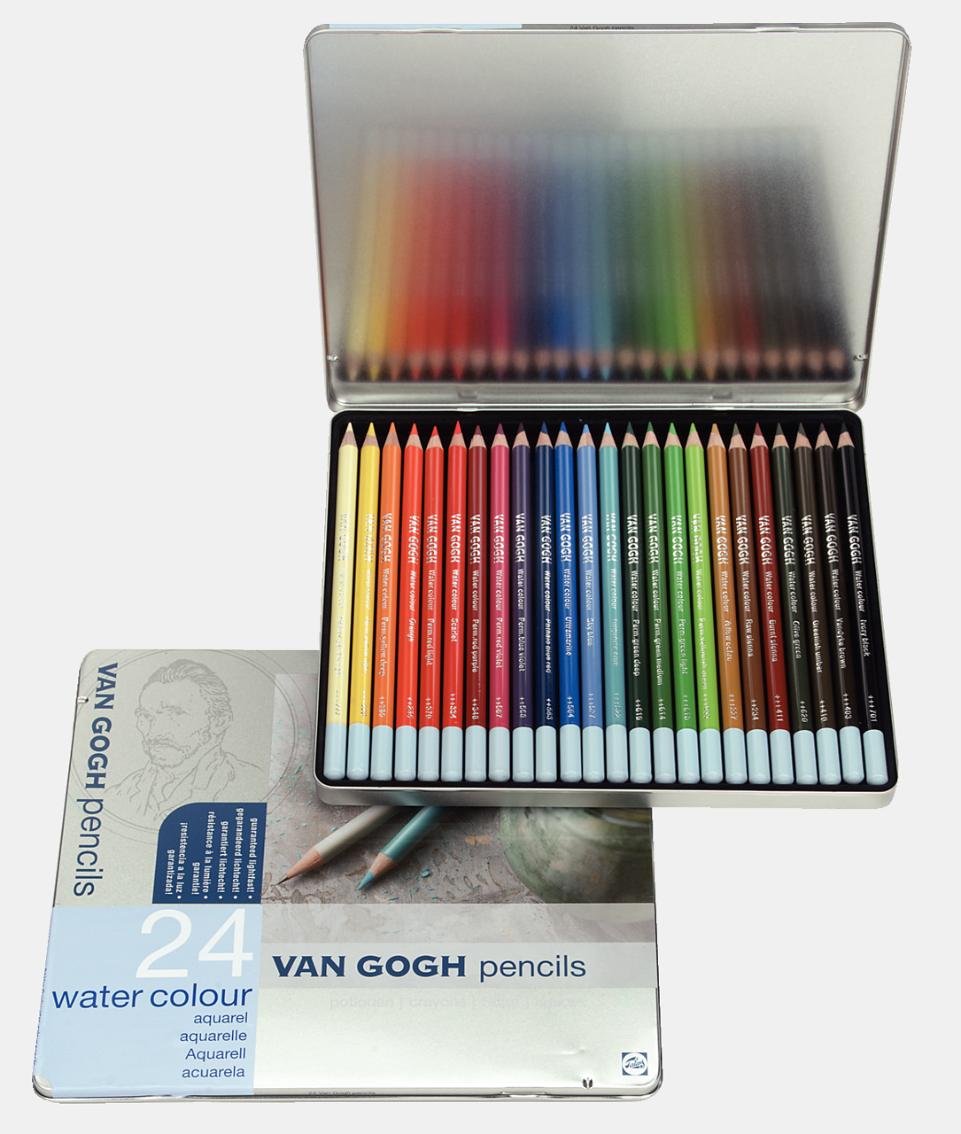 Комплект цветни акварелни моливи ROYAL TALENS Van Gogh 24 бр.