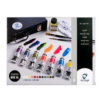 Комплект маслени бои ROYAL TALENS Van Gogh стартов бокс XL 12 x 40 ml + аксесоари