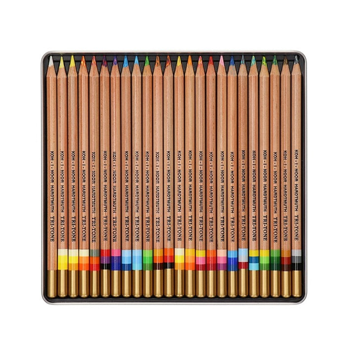 Цветни моливи TRI - TONE KOH - I - NOOR – 24 броя