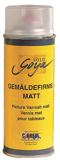 Завършен лак в спрей Solo Goya 400 ml - мат — изображение 1