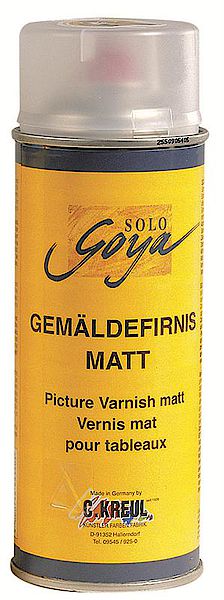 Завършен лак в спрей Solo Goya 400 ml - мат — изображение 1