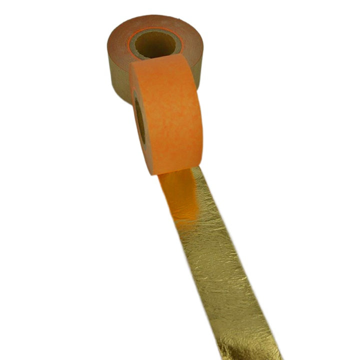 Златни метални резени на руло 2,5 cm x 50 m — изображение 4
