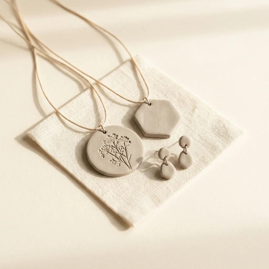 Бижута от глина за моделиране Clay with me — висулки и обеци