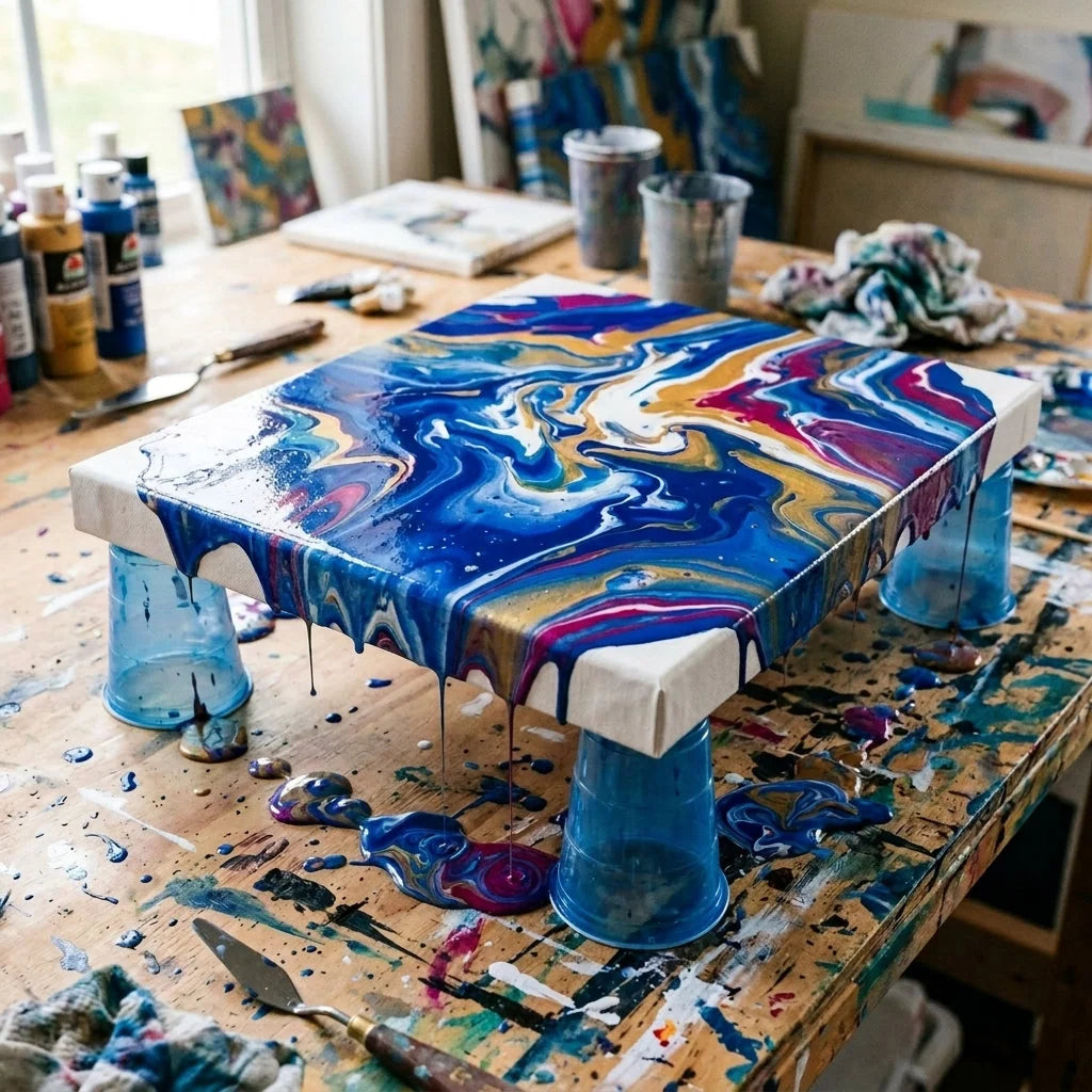 Техника pouring върху платно PROFI ARTMIE