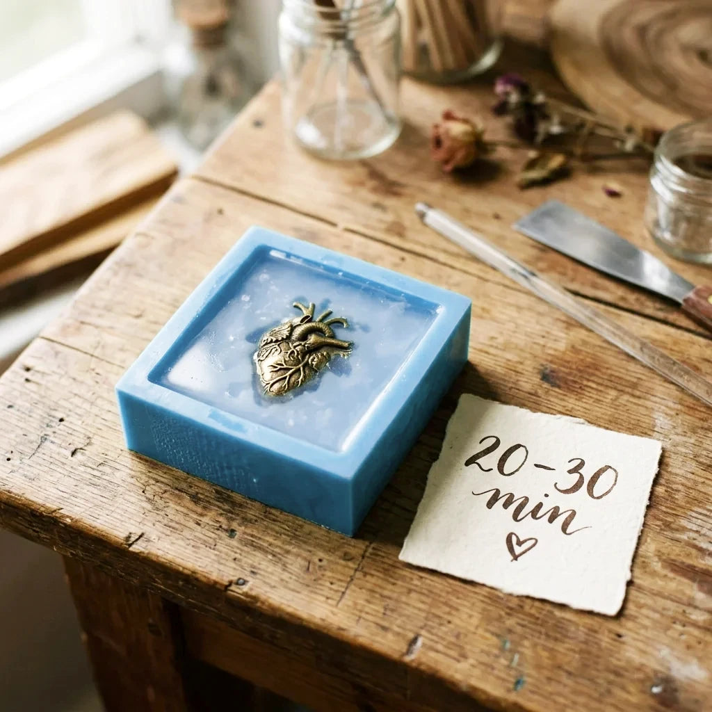 Втвърдяване на силиконовата форма за 20–30 минути
