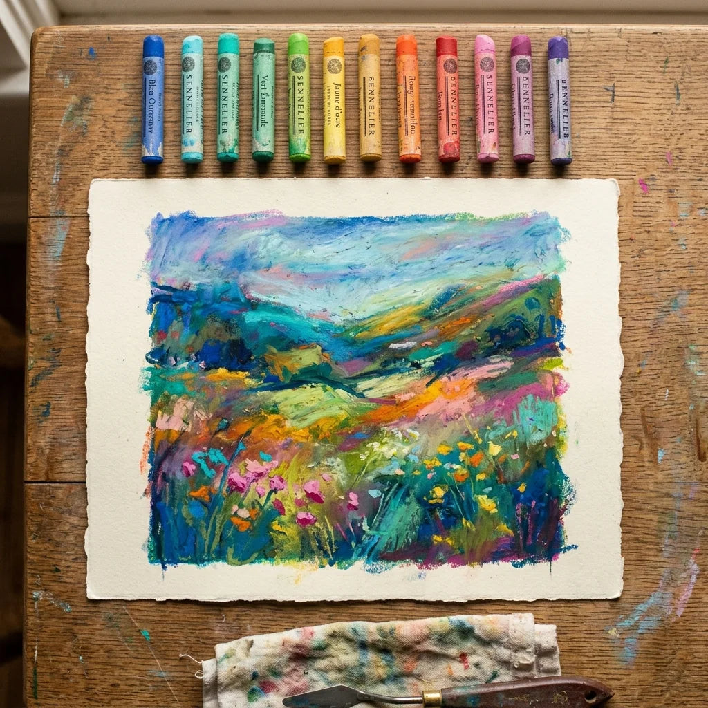 Рисунка с маслени пастели