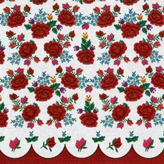 Салфетки за декупаж Poppies Embroidery Pattern - 1 брой